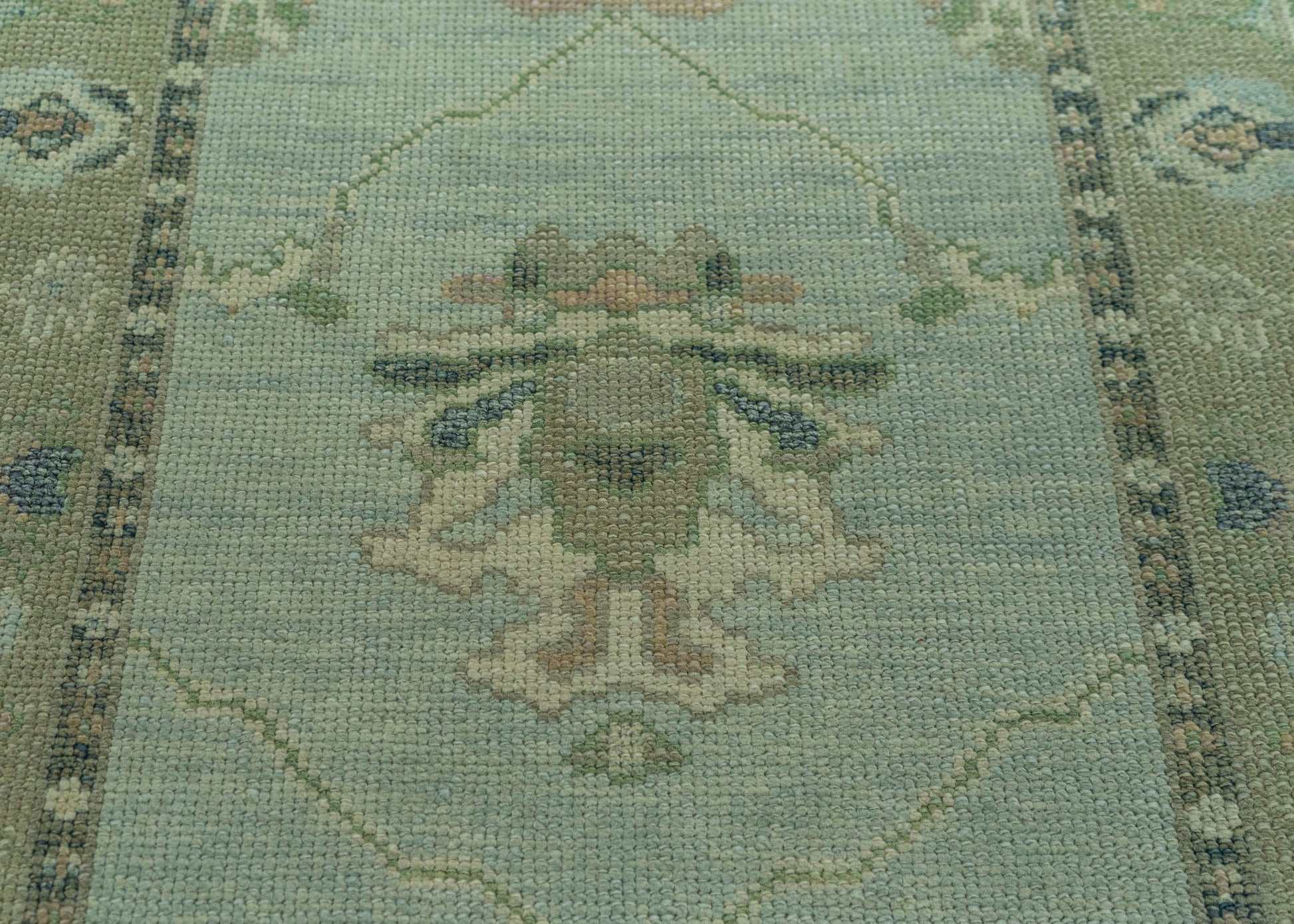 Turkish Oushak Rug 3'2" x 14'6" #19129