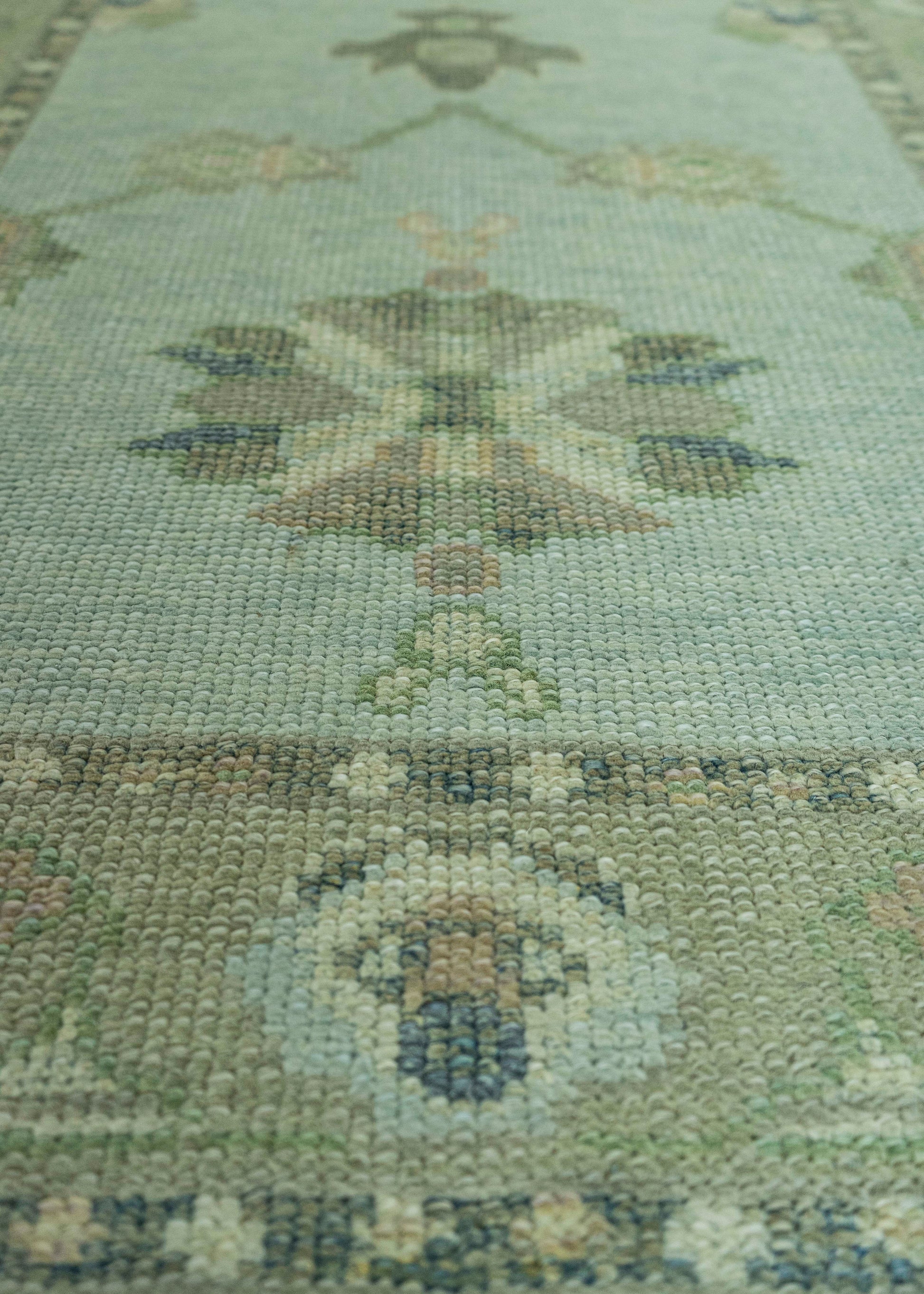 Turkish Oushak Rug 3'2" x 14'6" #19129