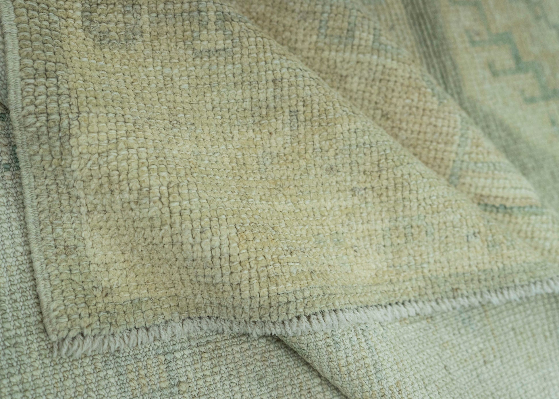 Turkish Oushak Rug 3' x 13'2" #19408
