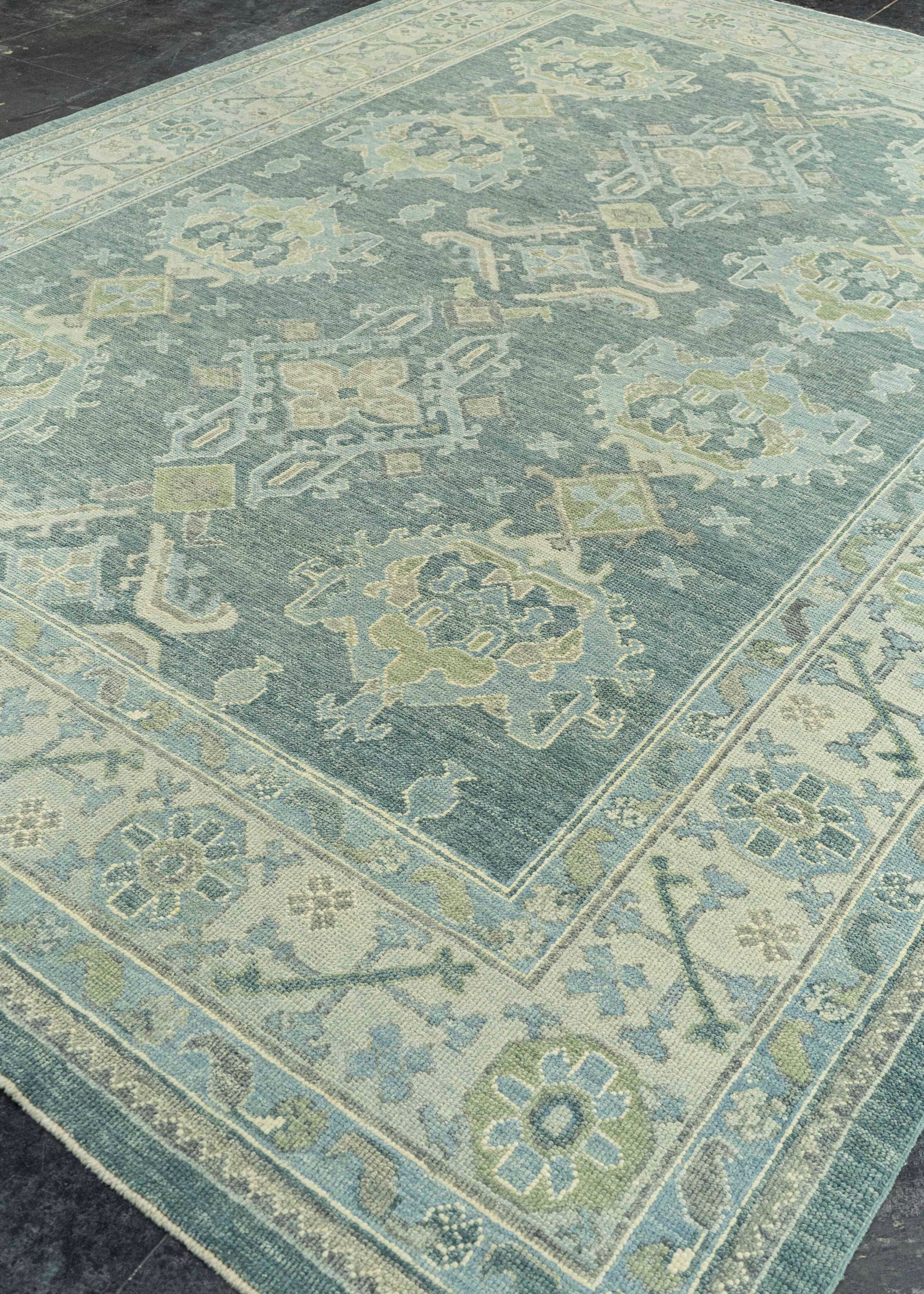 Turkish Oushak Rug 9'2" x 12'10" #22196