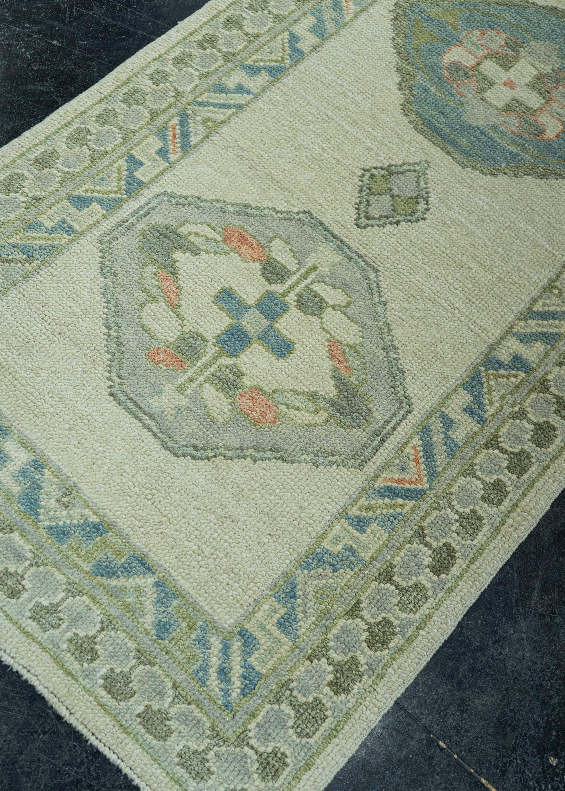Turkish Oushak Rug 2'9" x 12'4" #19114