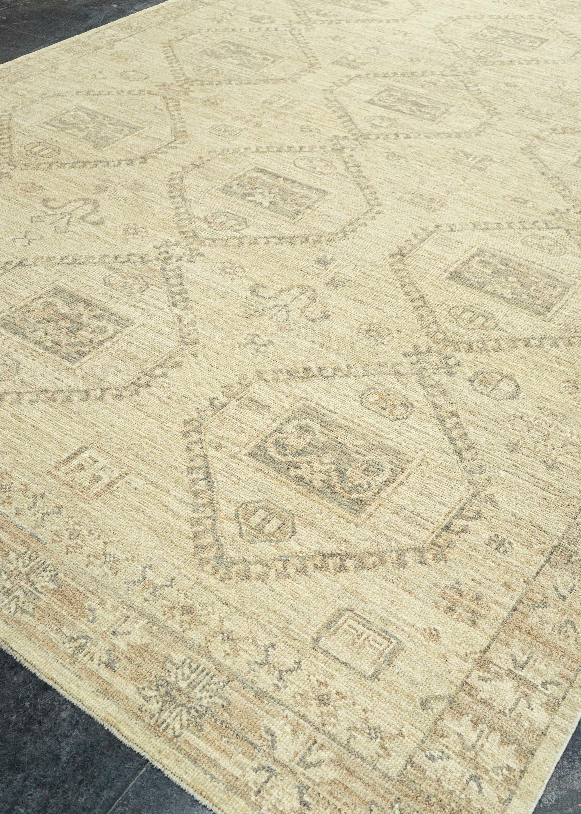 Turkish Oushak Rug 9'3" x 12'4" #23021