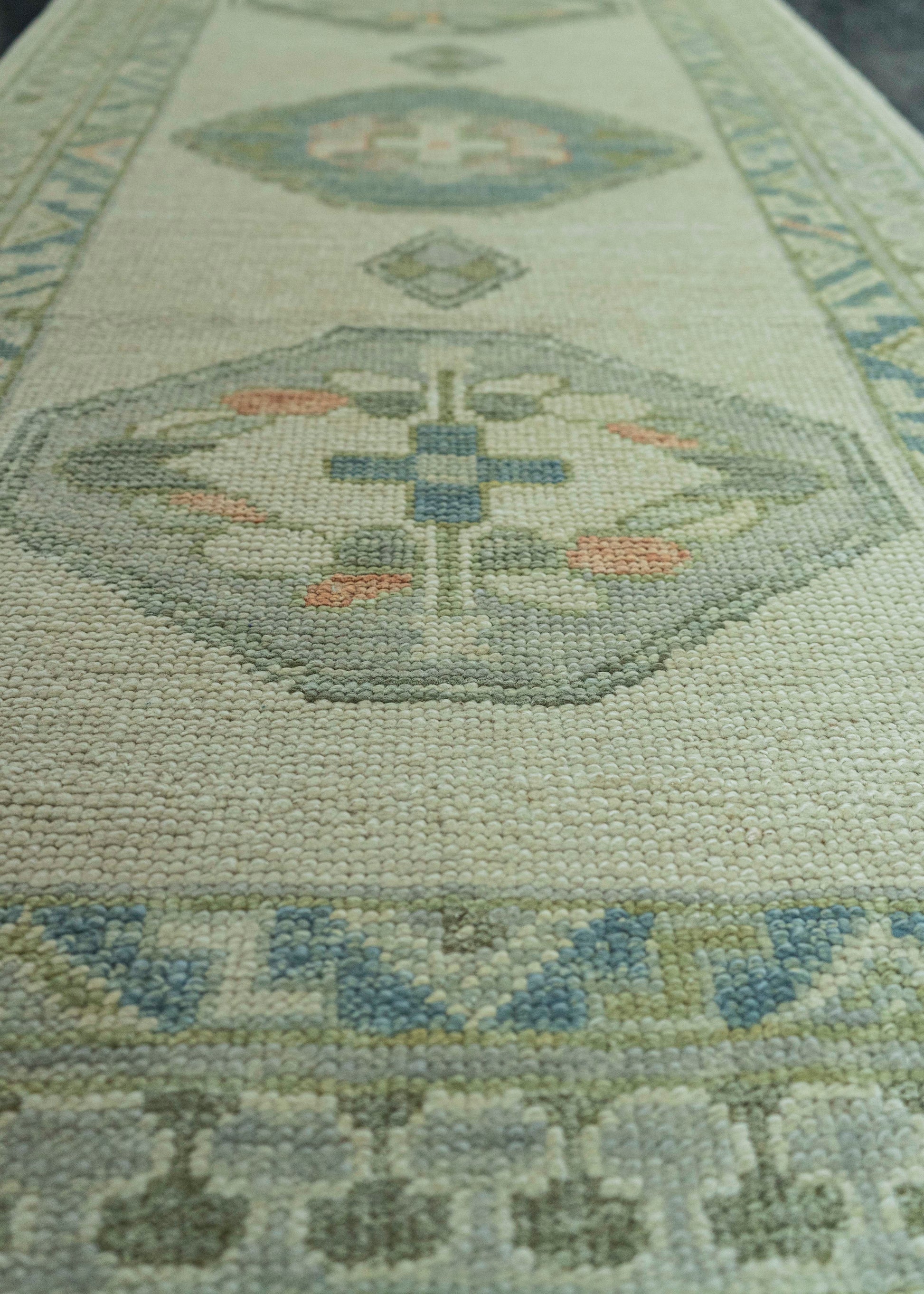Turkish Oushak Rug 2'9" x 12'4" #19114