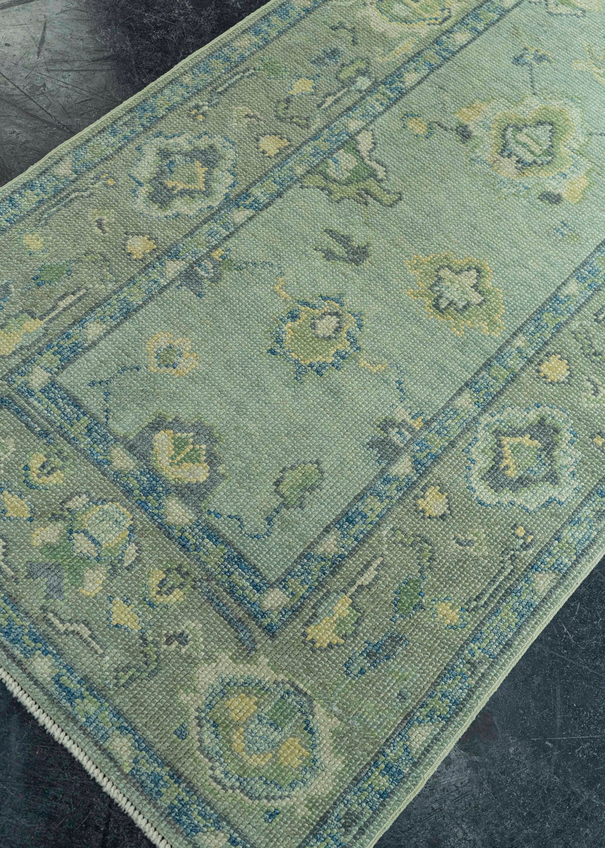 Turkish Oushak Rug 2'10" x 14'8" #19189