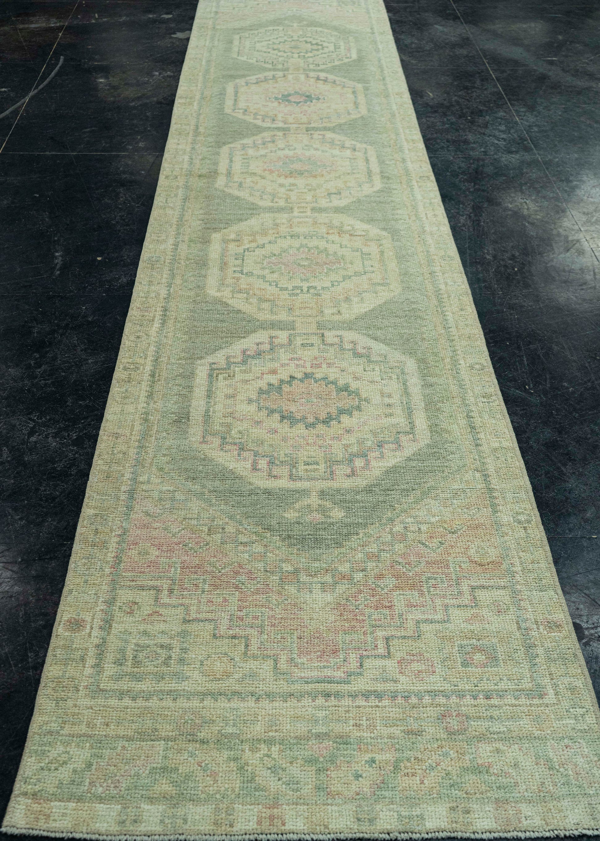 Turkish Oushak Rug 2'11" x 4'10" #19468