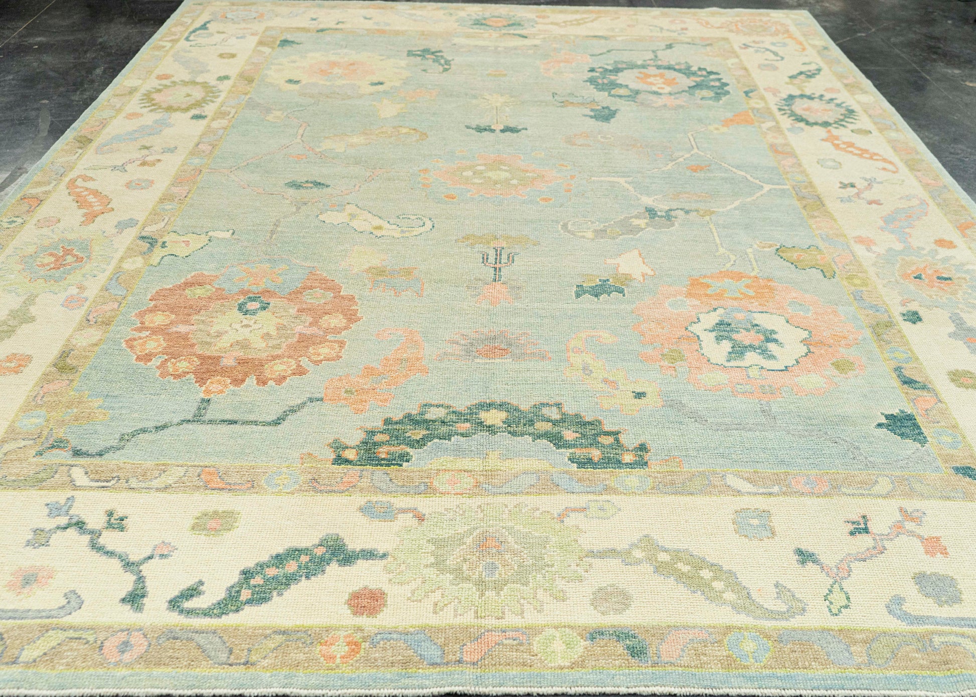 Turkish Oushak Rug 9'4" x 13' #22200
