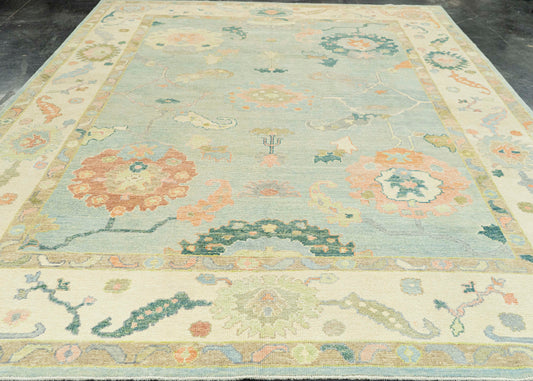 Turkish Oushak Rug 9'4" x 13' #22200