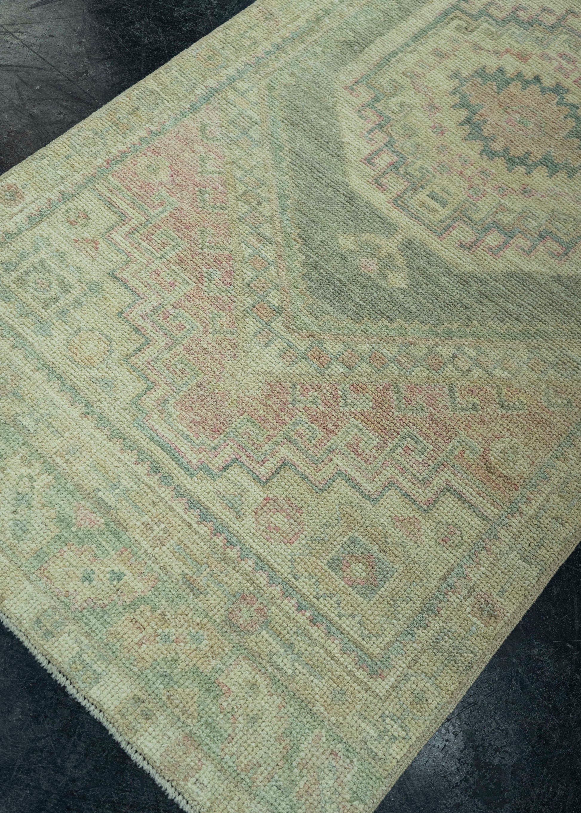 Turkish Oushak Rug 2'11" x 4'10" #19468