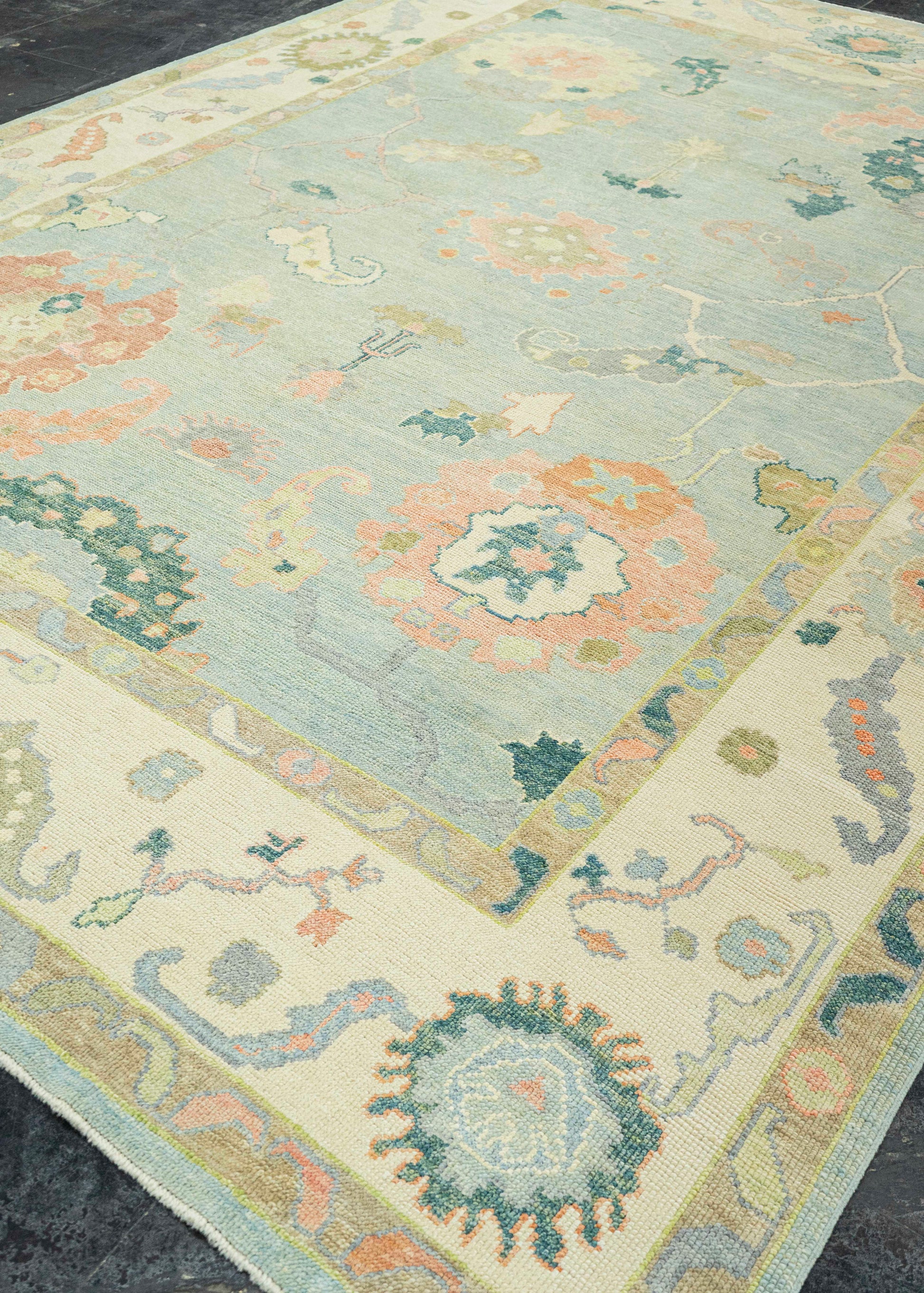 Turkish Oushak Rug 9'4" x 13' #22200