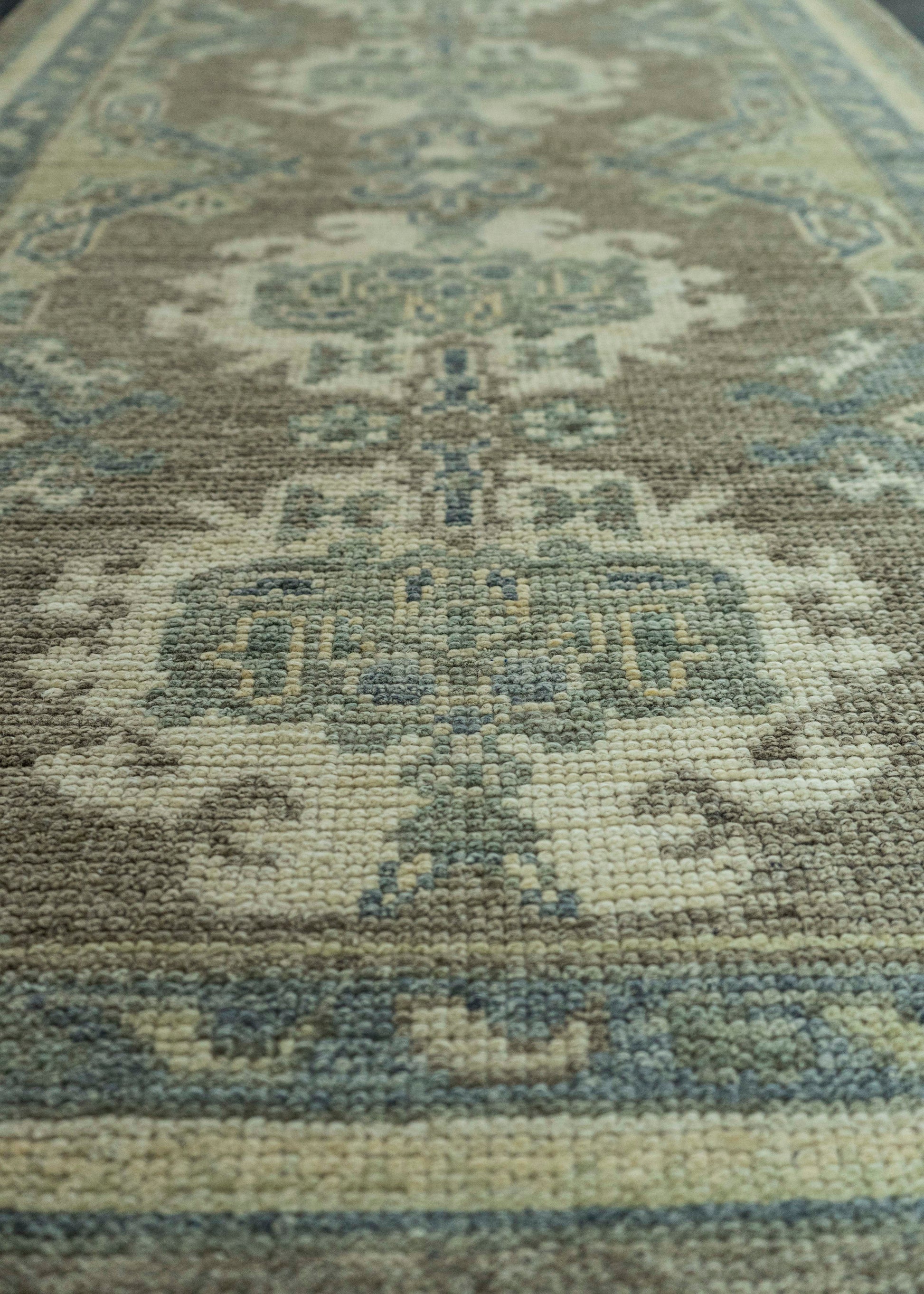 Turkish Oushak Rug 2'9" x 14' #19286