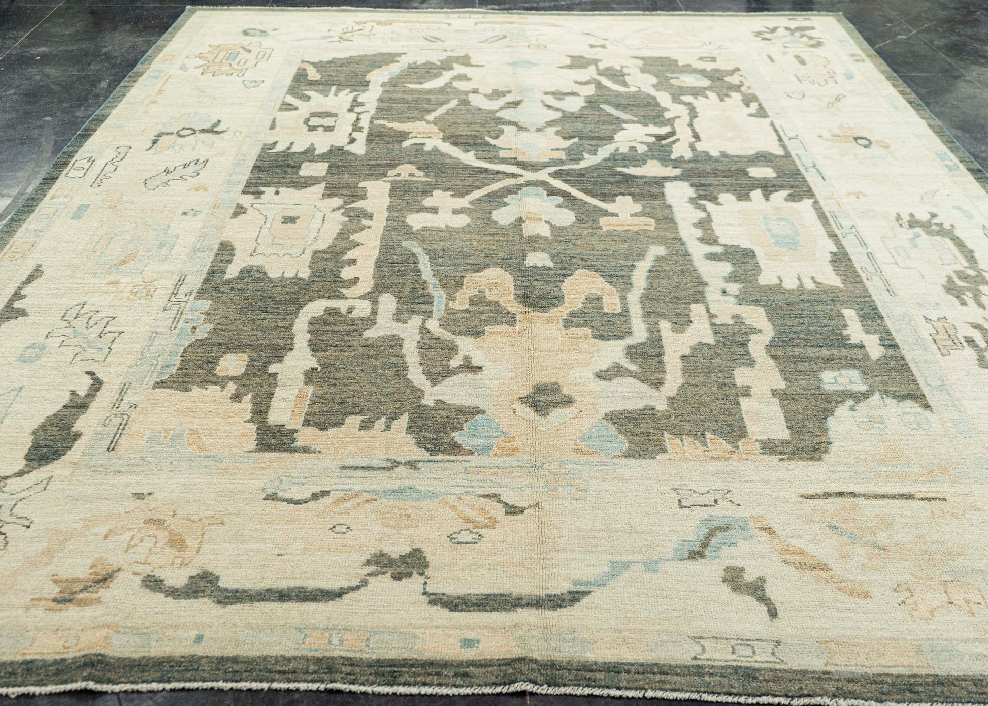 Oushak Rug 9'4" x 12'1" #22698