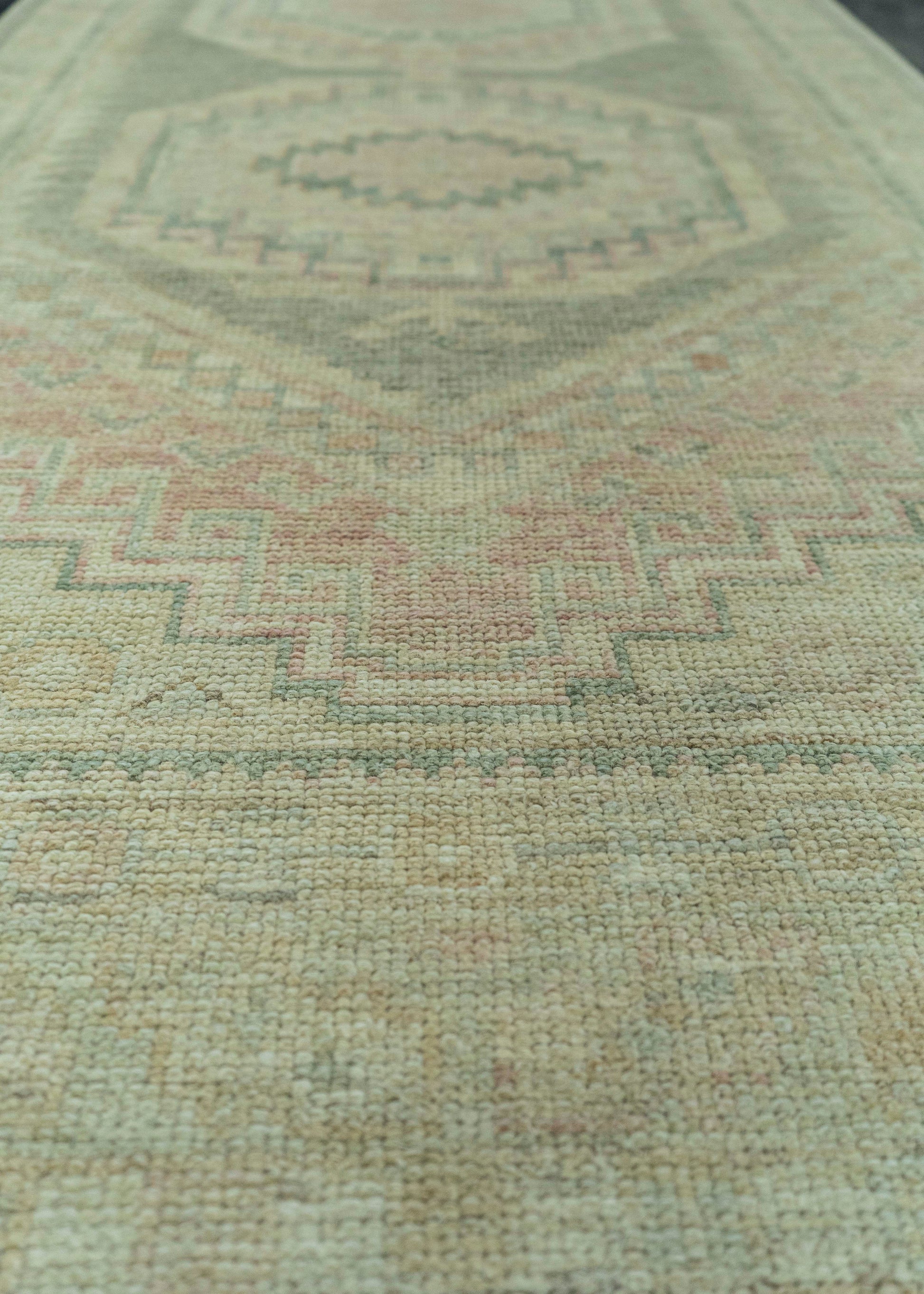 Turkish Oushak Rug 3'1" x 12'6" #19261