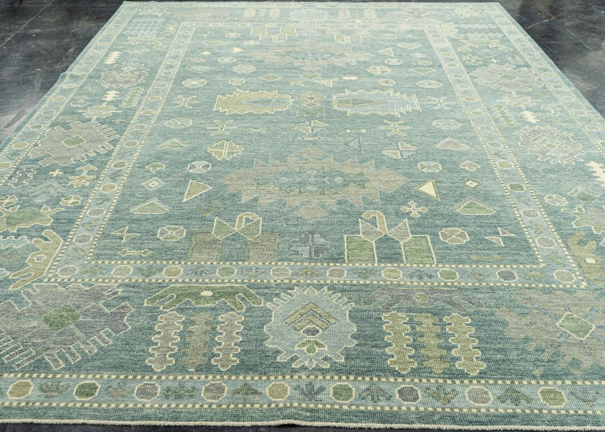 Turkish Oushak Rug 9'2" x 13' #22229