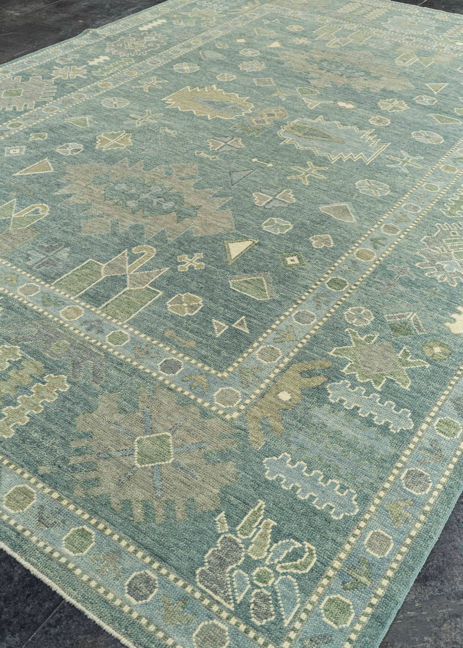 Turkish Oushak Rug 9'2" x 13' #22229