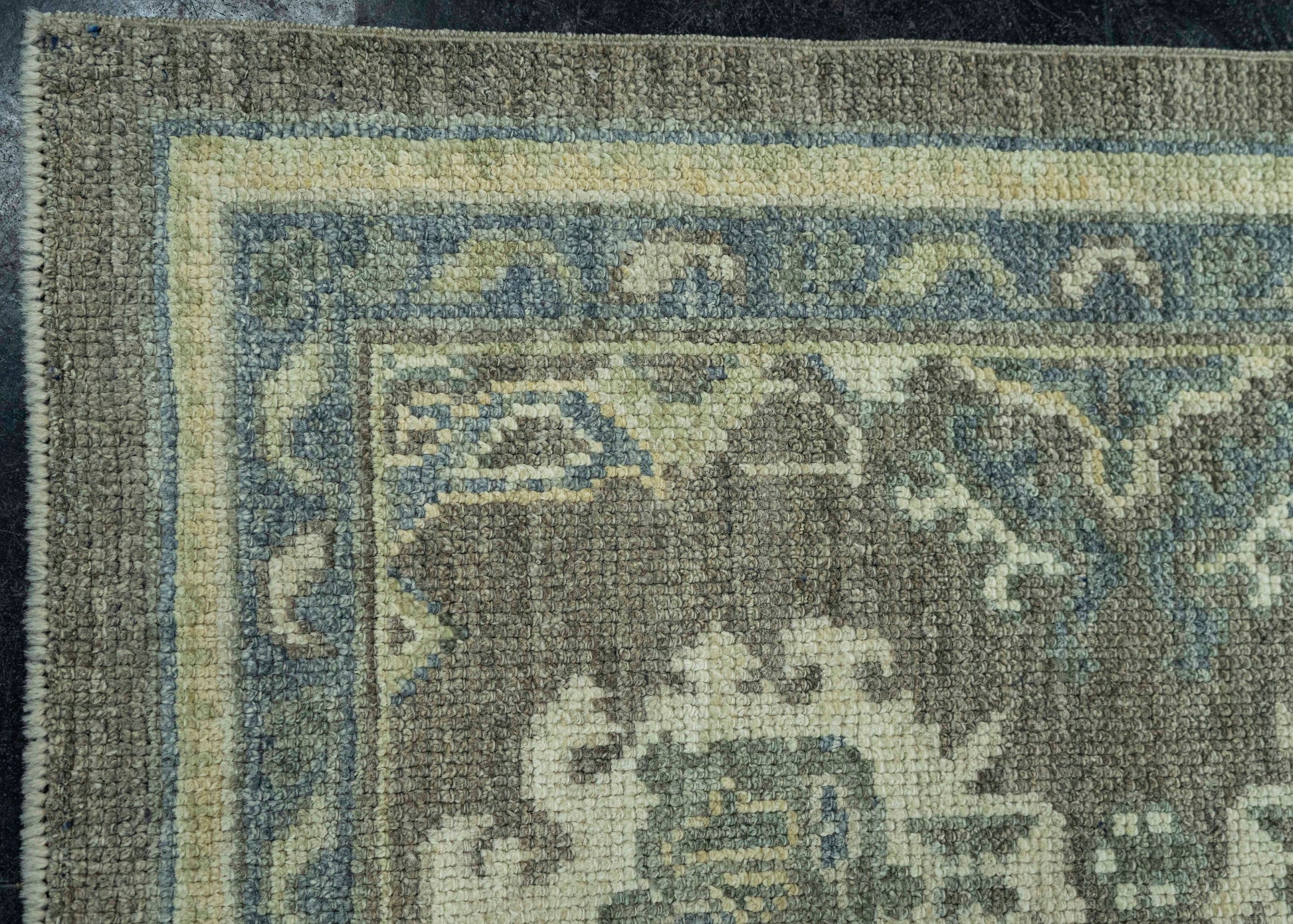Turkish Oushak Rug 2'9" x 13'10" #19444