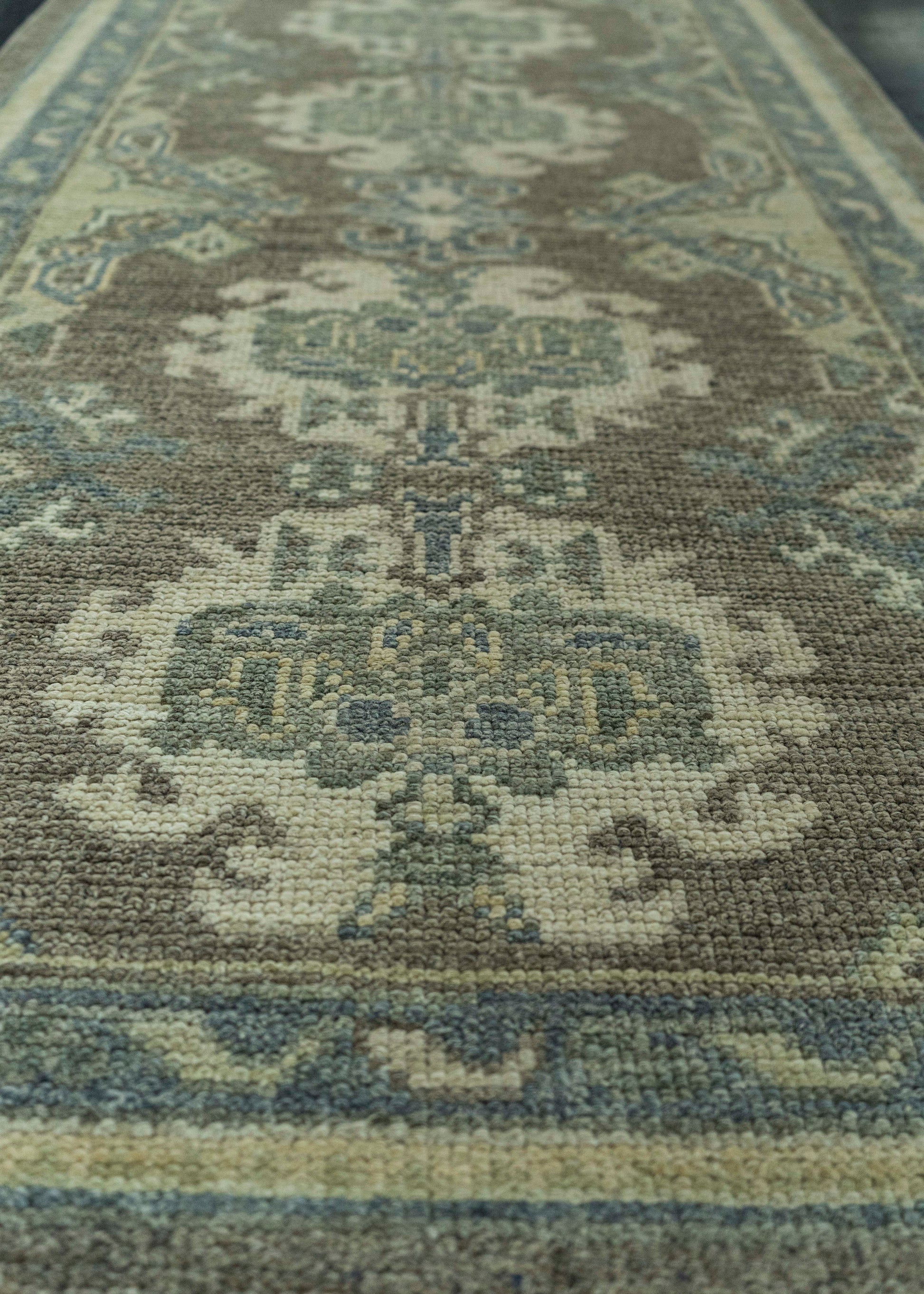 Turkish Oushak Rug 2'9" x 13'10" #19444