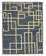 Handmade Blue Flat Weave Turkish Kilim 8'5" x 10'7" #F-1003
