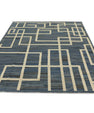 Handmade Blue Flat Weave Turkish Kilim 8'5" x 10'7" #F-1003