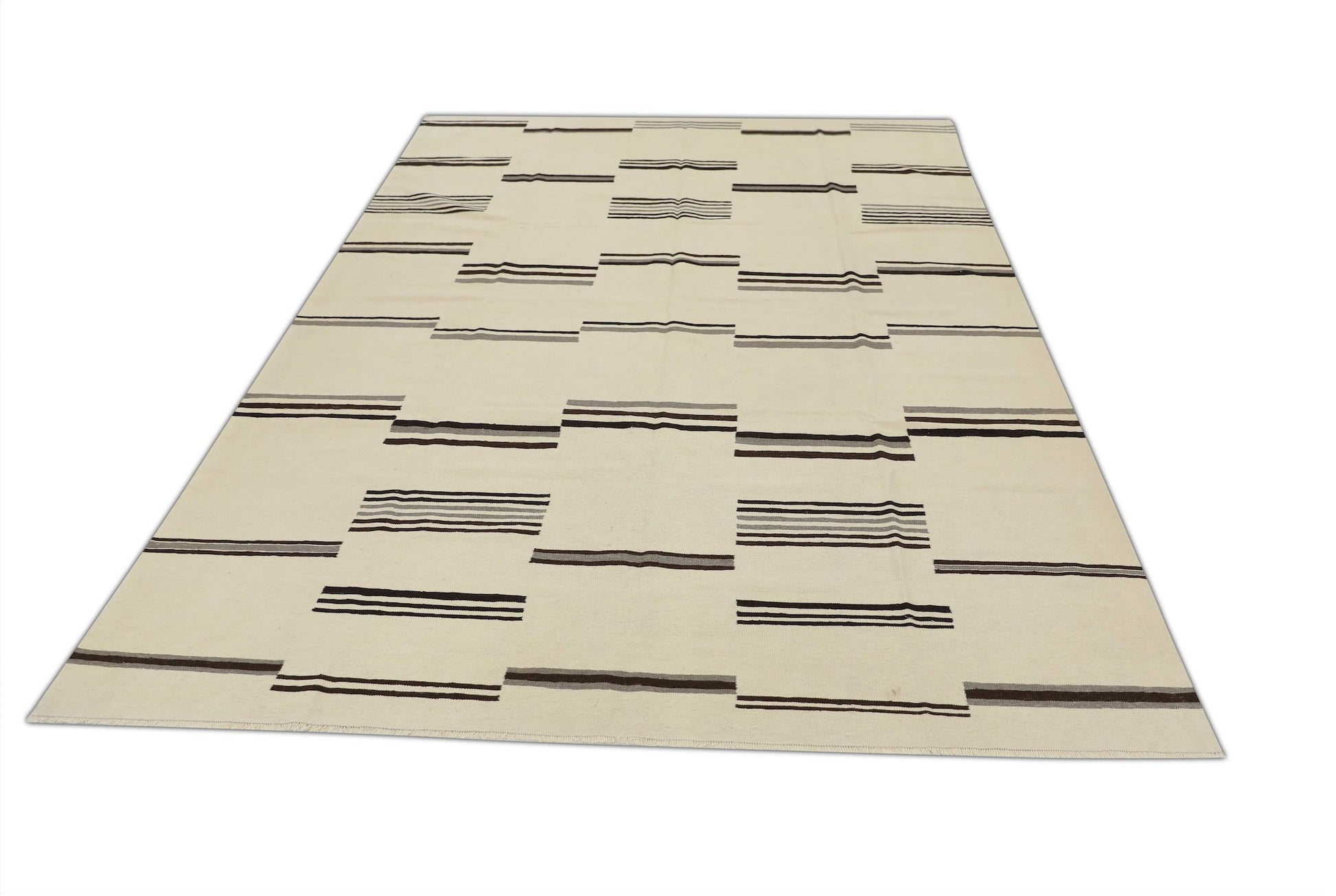 Handmade Oriental Flat Weave Turkish Kilim 8'4" x 11'11" #05