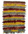 Hand Knotted Turkish Vintage Rug 3'10" x 5'7" #291