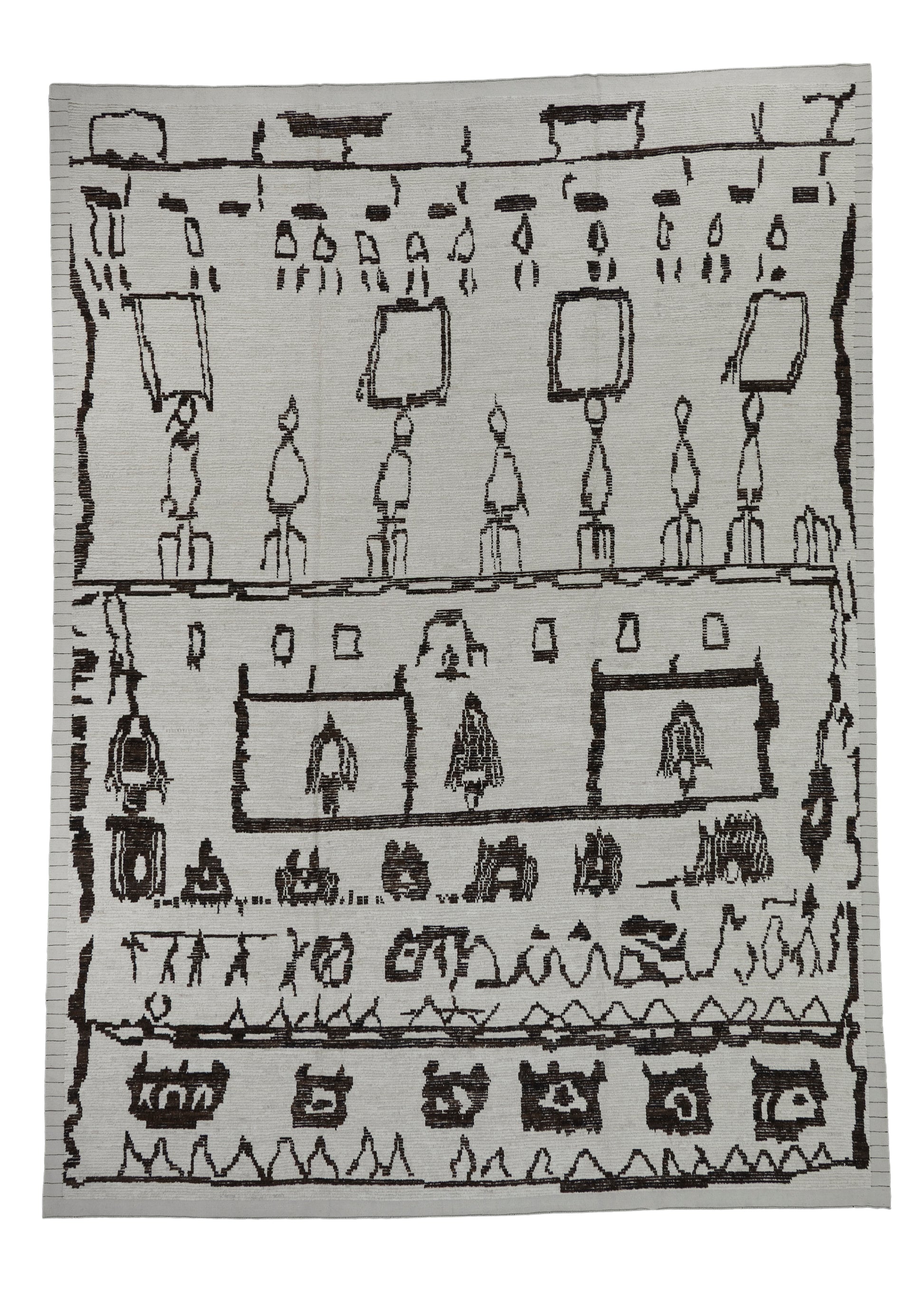 Turkish Tulu Rug Hand Knotted Rug 12' x 15'11" #6209