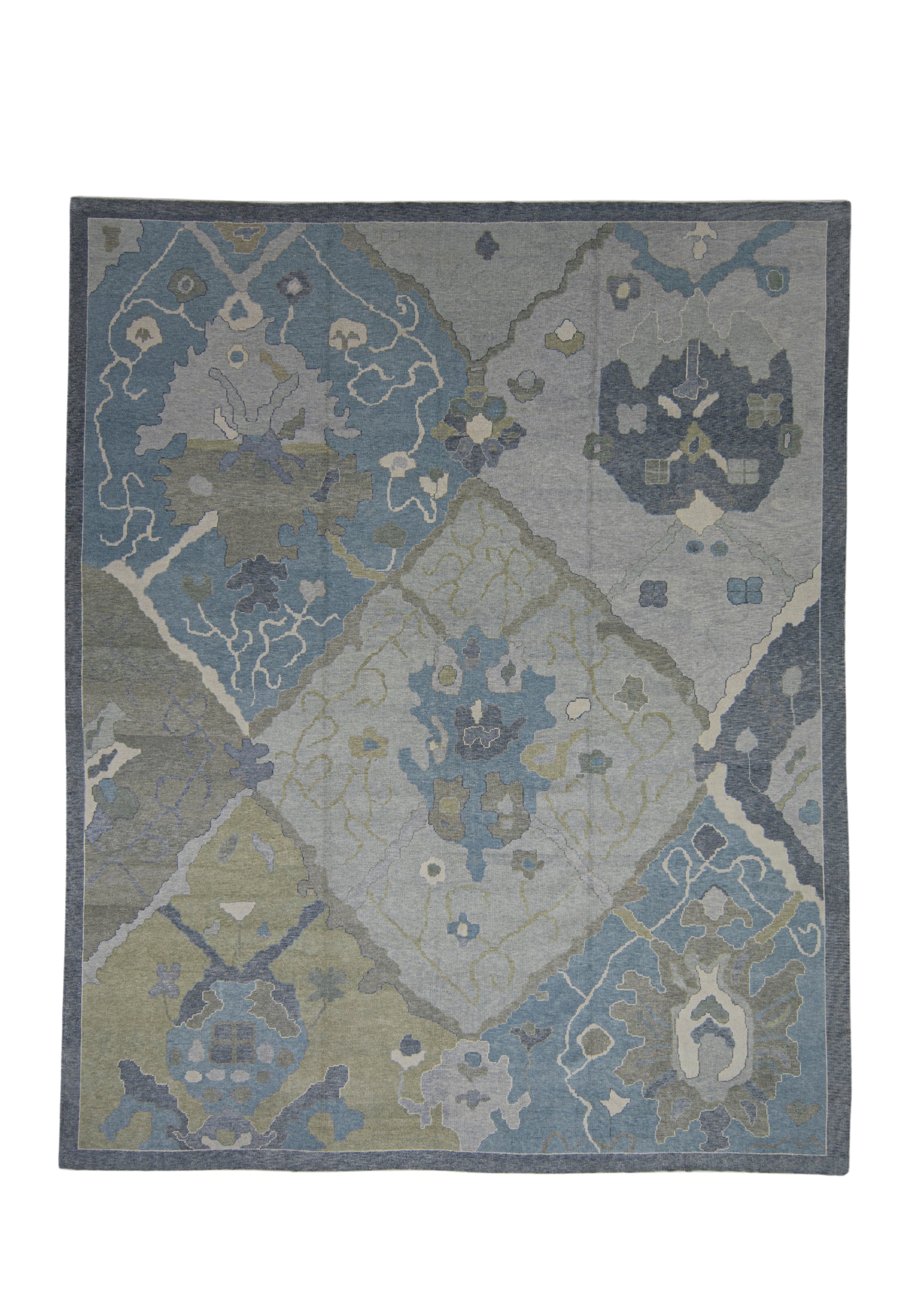 Turkish Oushak Rug 12'5" x 15'3" #12026