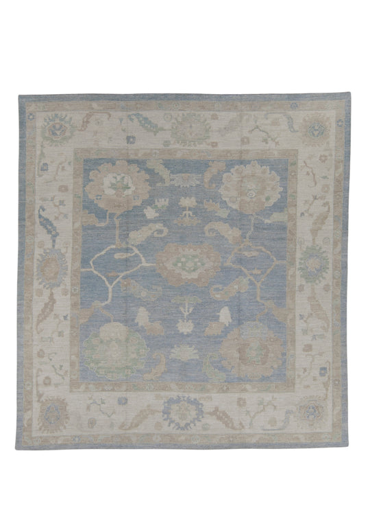 Square Turkish Oushak Rug 9'10" x 10'6" #11595