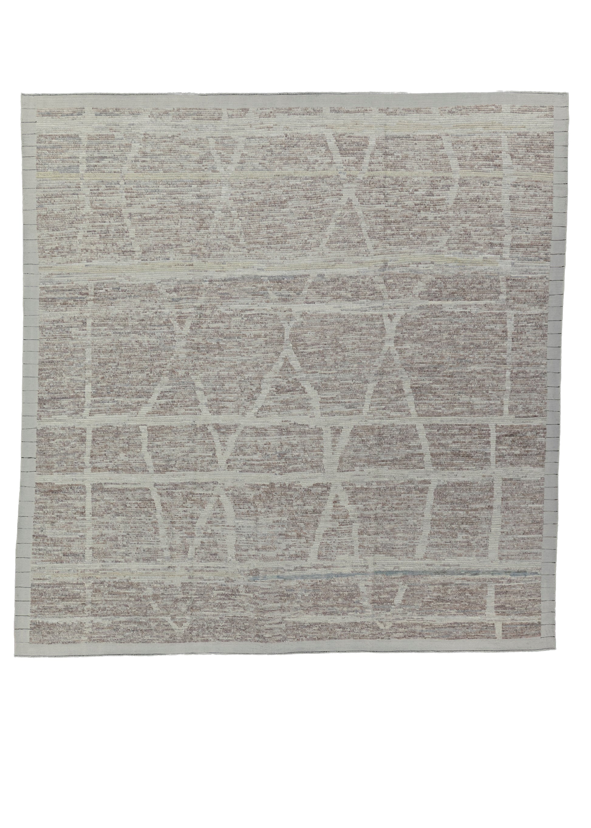 Square Hand Knotted Turkish Tulu Rug 11'4" x 11'9" #11621