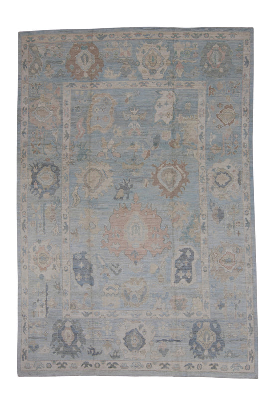 Turkish Oushak Rug 10'7" x 15'5" #12204