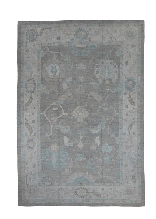 Turkish Oushak Rug 12'4" x 18' #11723