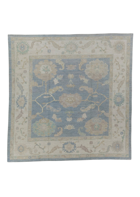 Square Turkish Oushak Rug 10'2" x 10'5" #11670