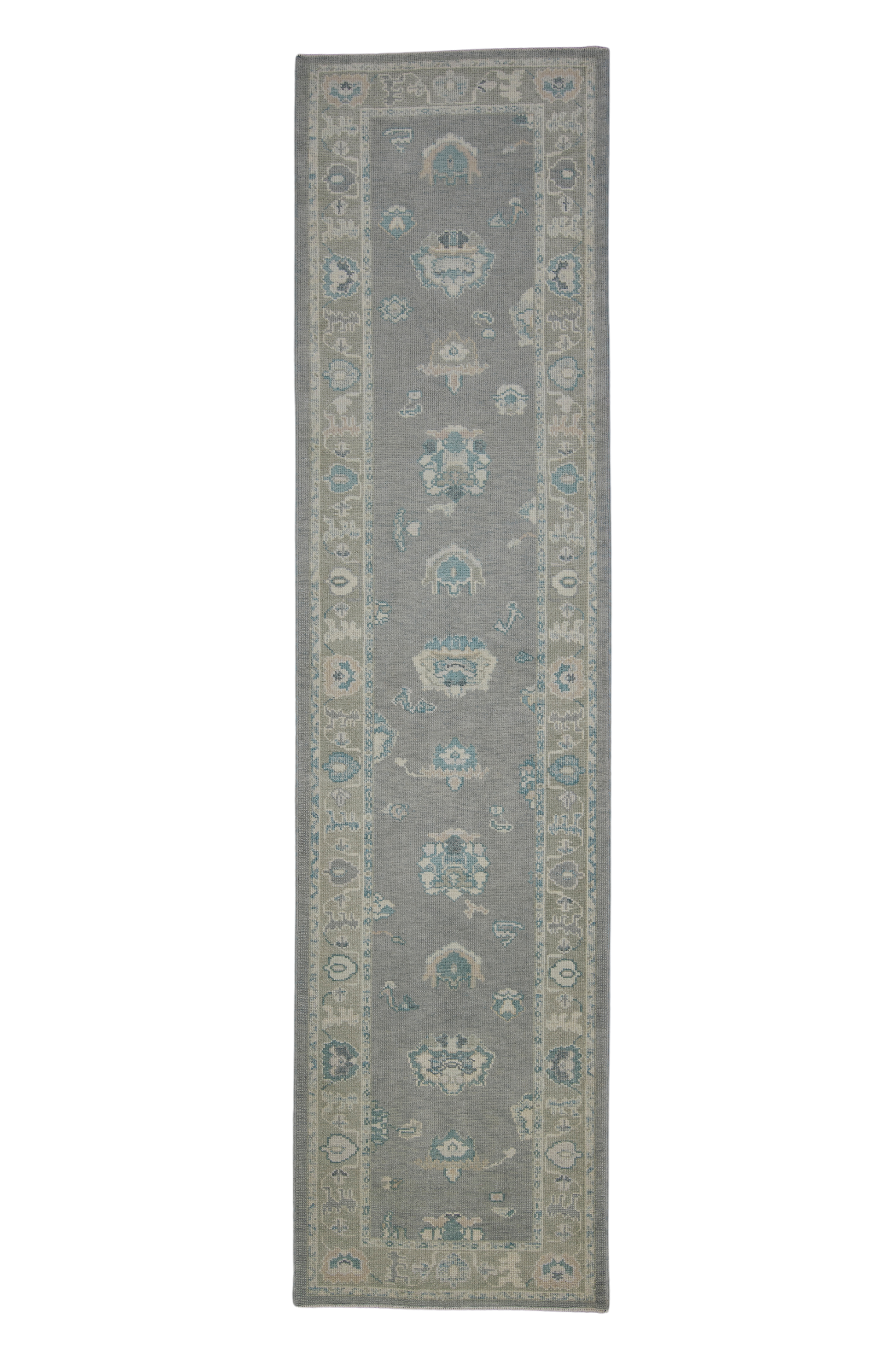 Turkish Oushak Rug 3'1" x 12'3" #11938