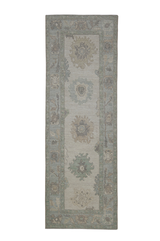 Turkish Oushak Rug 2'11" x 8'7" #11651