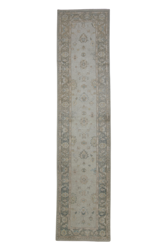 Turkish Oushak Rug 2'11" x 12'8" #2335