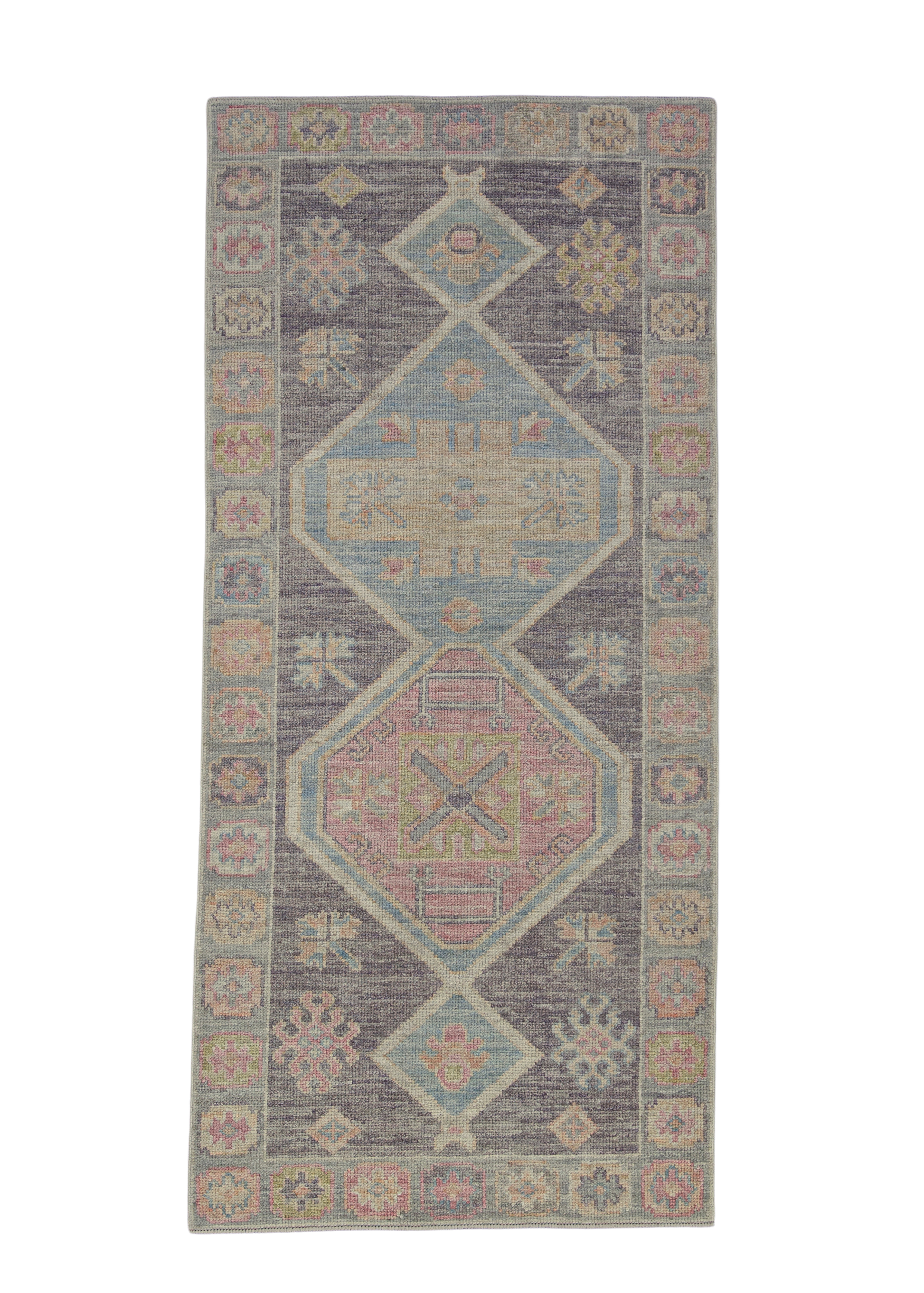 Turkish Oushak Rug 3' x 6'7" #4153