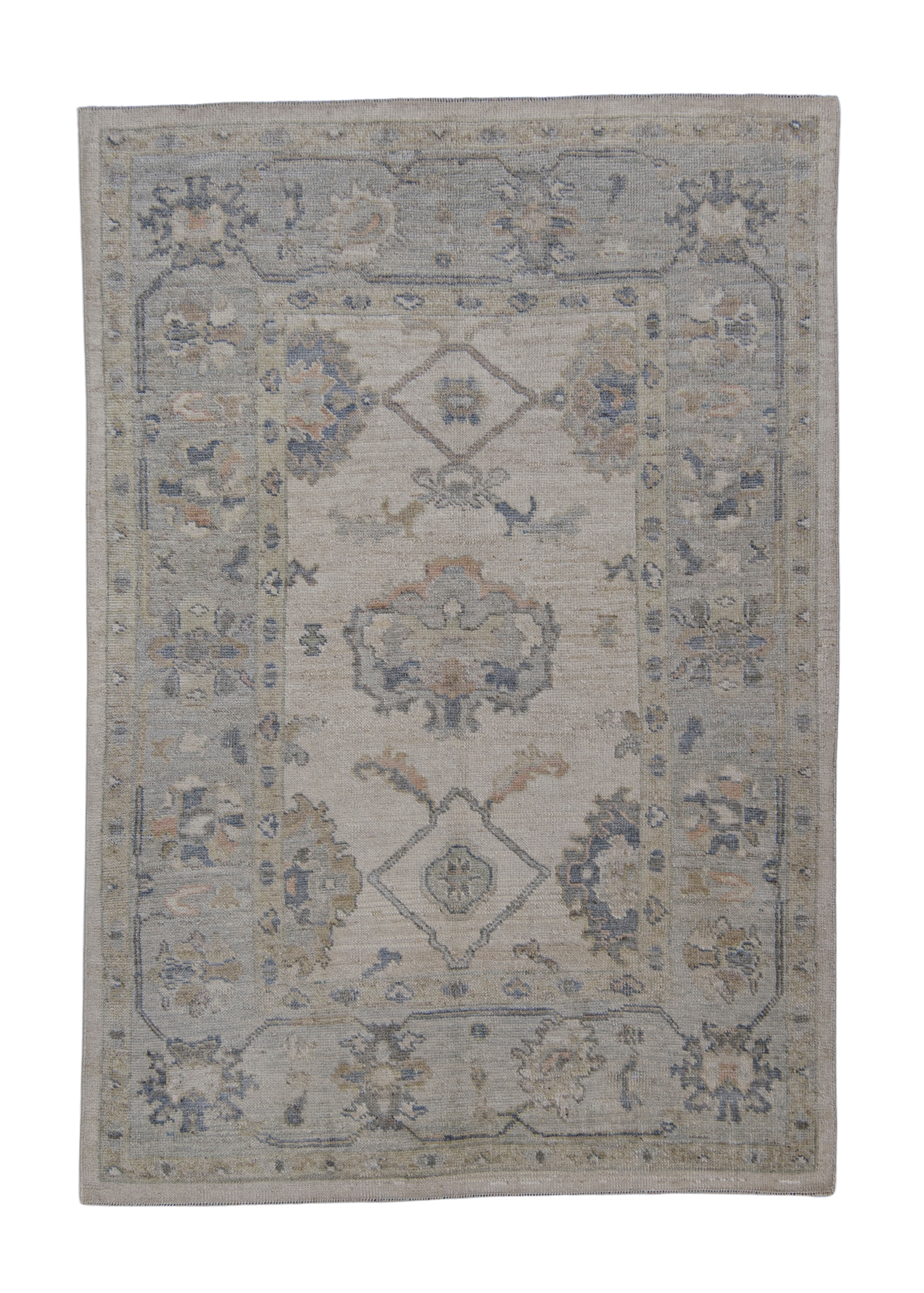 Turkish Oushak Rug 4'11" x 7'2" #12193