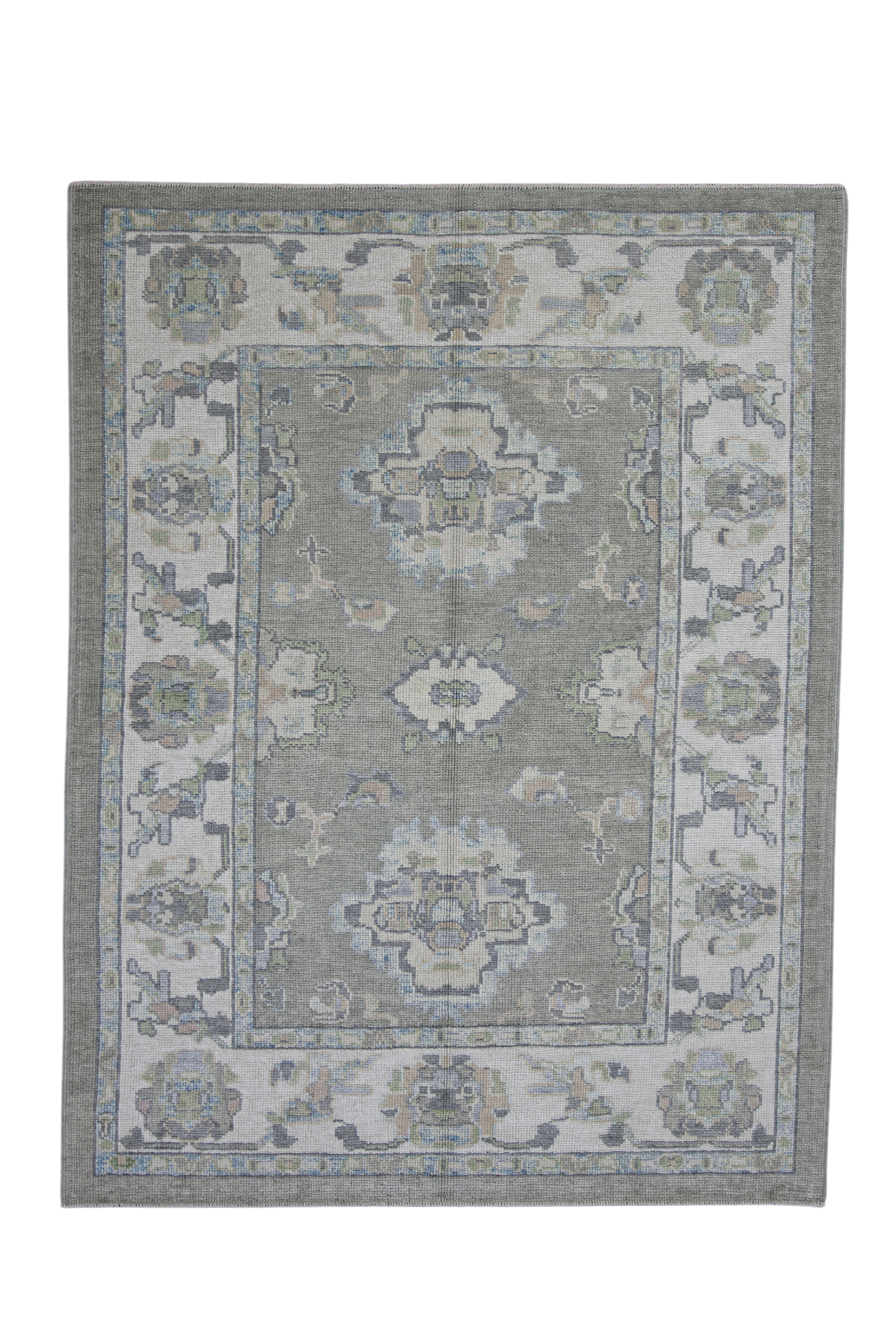 Turkish Oushak Rug 5'3" x 6'11" #11897