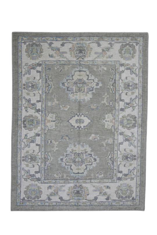 Turkish Oushak Rug 5'3" x 6'11" #11897