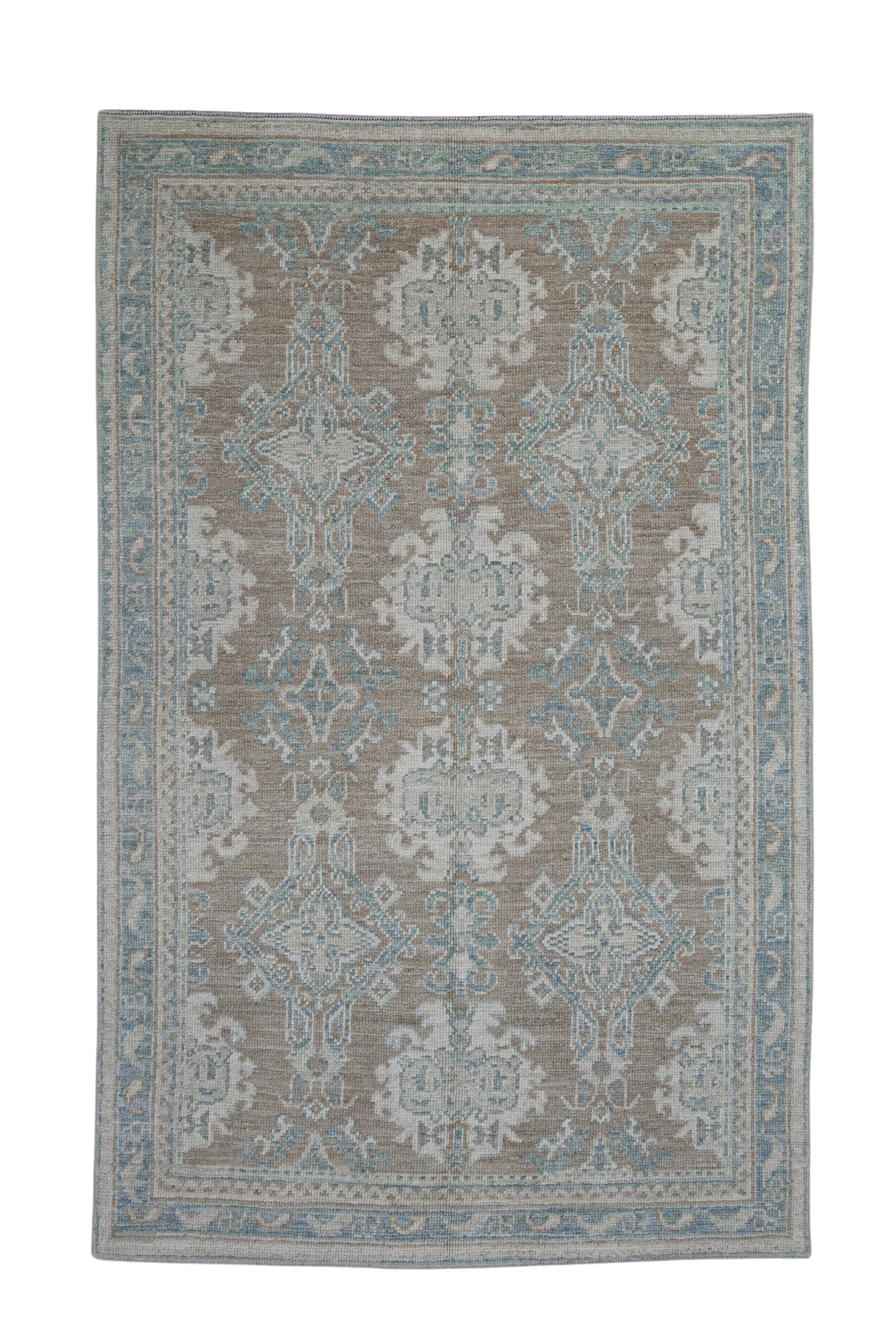 Turkish Oushak Rug 4'6" x 7'2" #11611