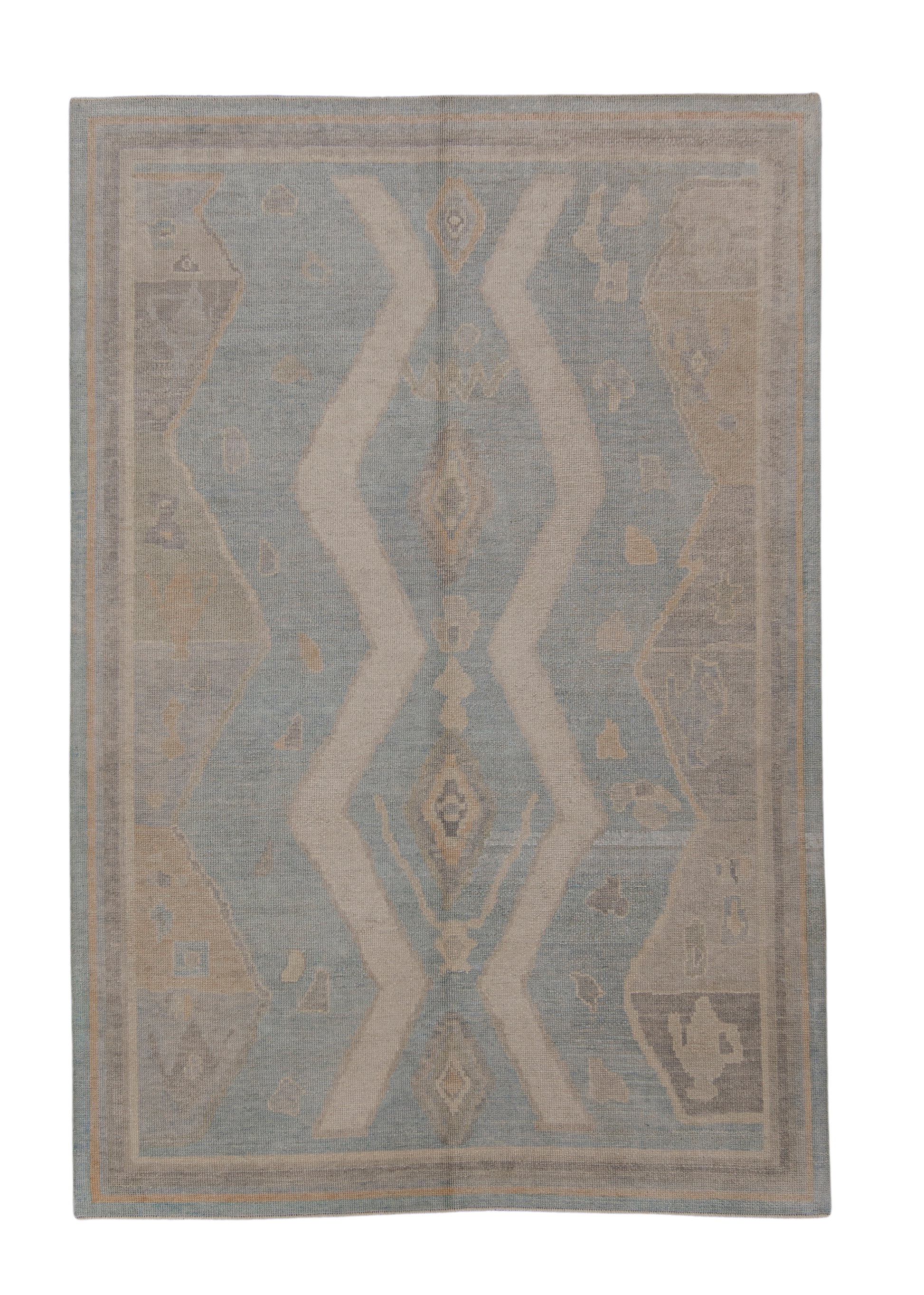 Turkish Oushak Rug 6'4" x 9'4" #12072