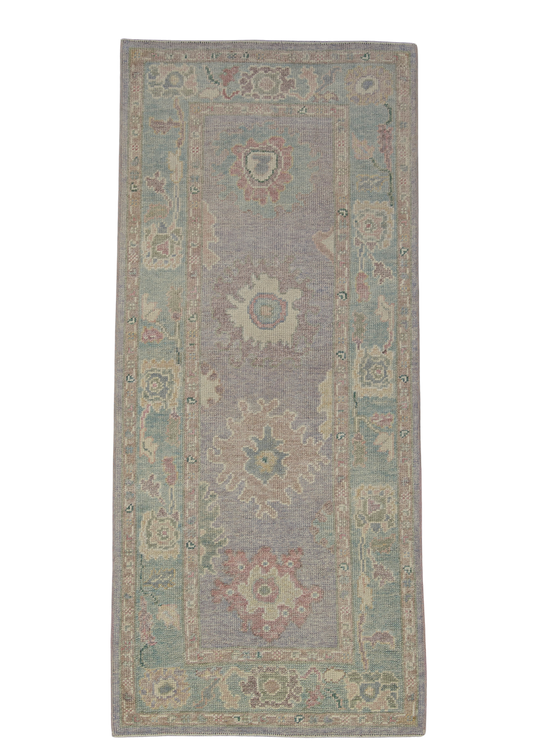 Turkish Oushak Rug 2'11" x 6'8" #12022