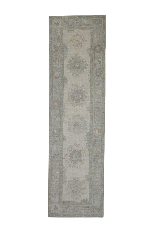 Turkish Oushak Rug 2'11" x 10'4" #11757