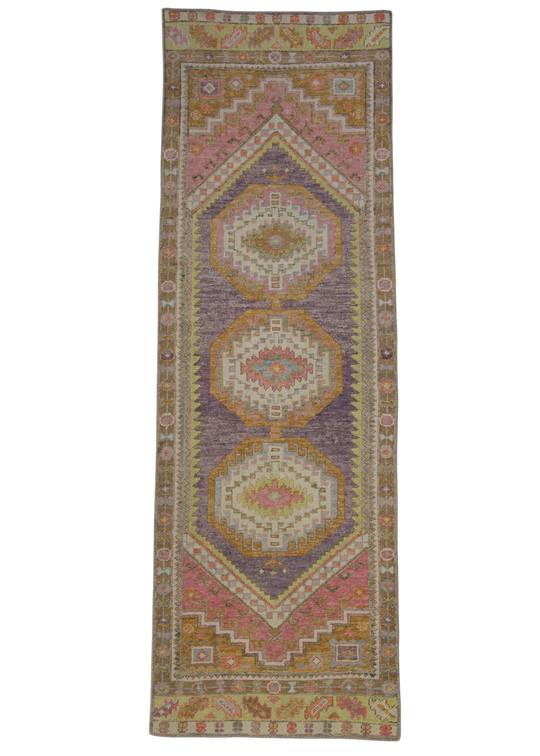 Turkish Oushak Rug 2'10" x 8'8" #2317
