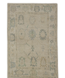 Turkish Oushak Rug 4'1" x 6'1" #11628