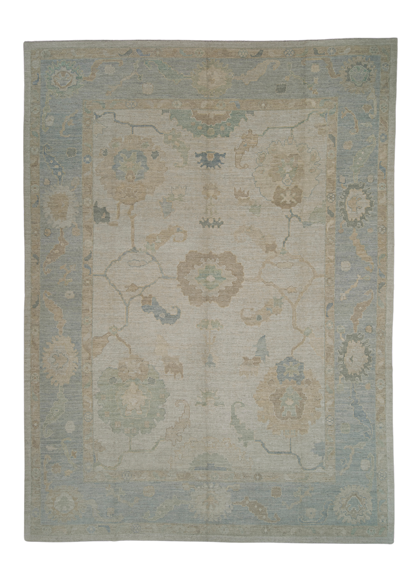 Turkish Oushak Rug 10'6