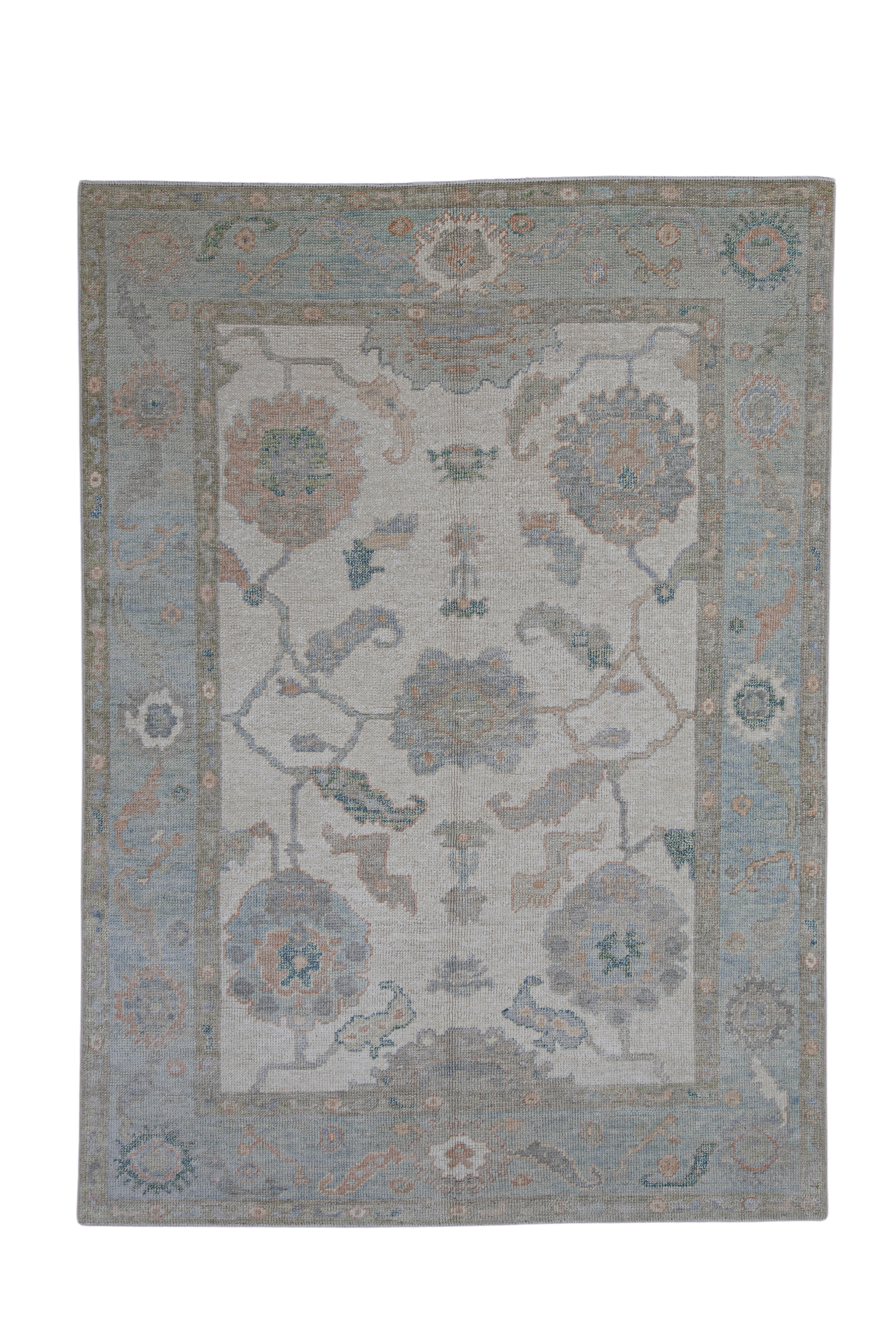 Turkish Oushak Rug 5' x 6'11" #12047