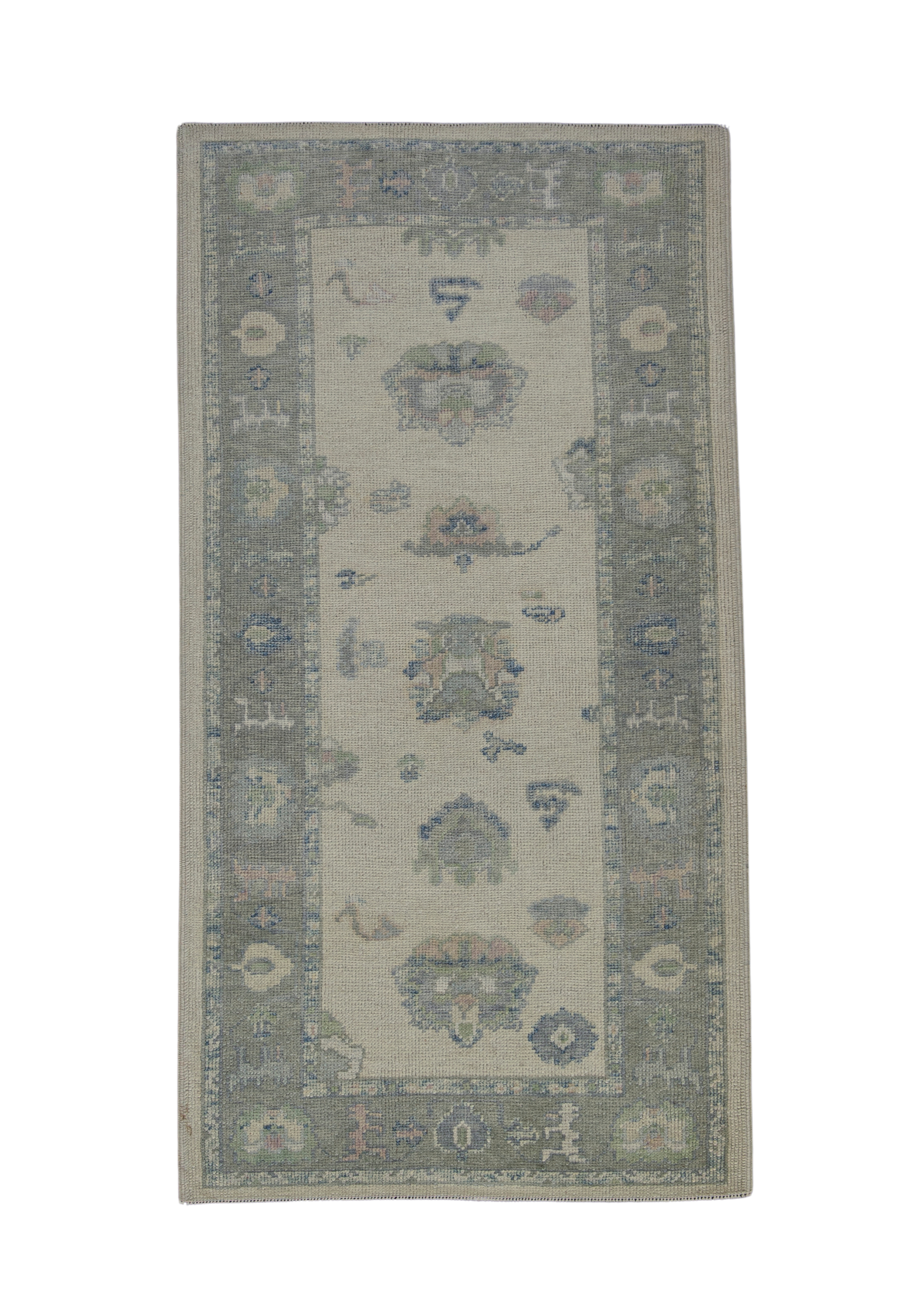 Turkish Oushak Rug 3'2" x 6' #12141