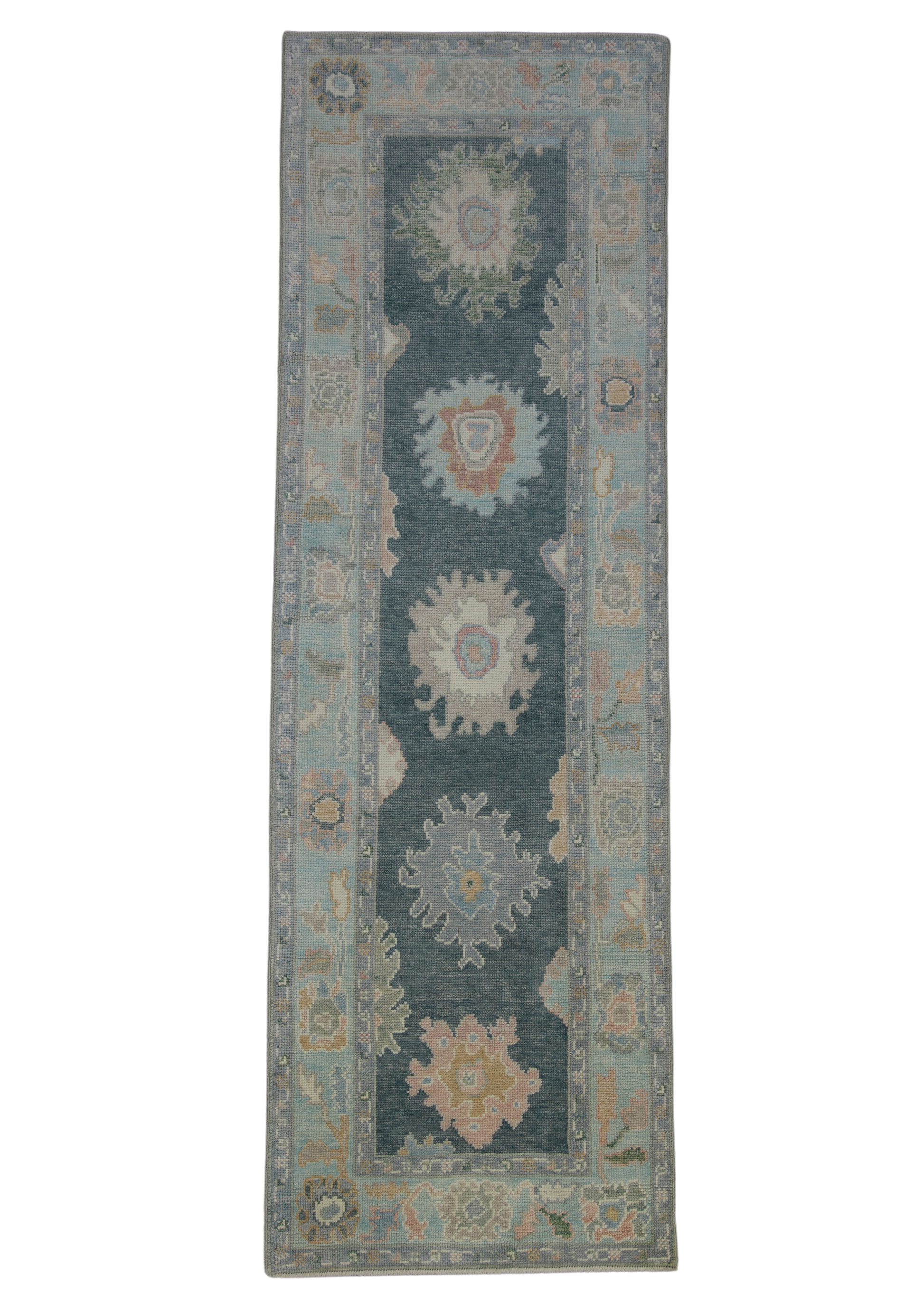 Turkish Oushak Rug 2'10" x 8'8" #12102