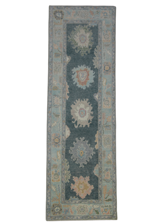 Turkish Oushak Rug 2'10" x 8'8" #12102