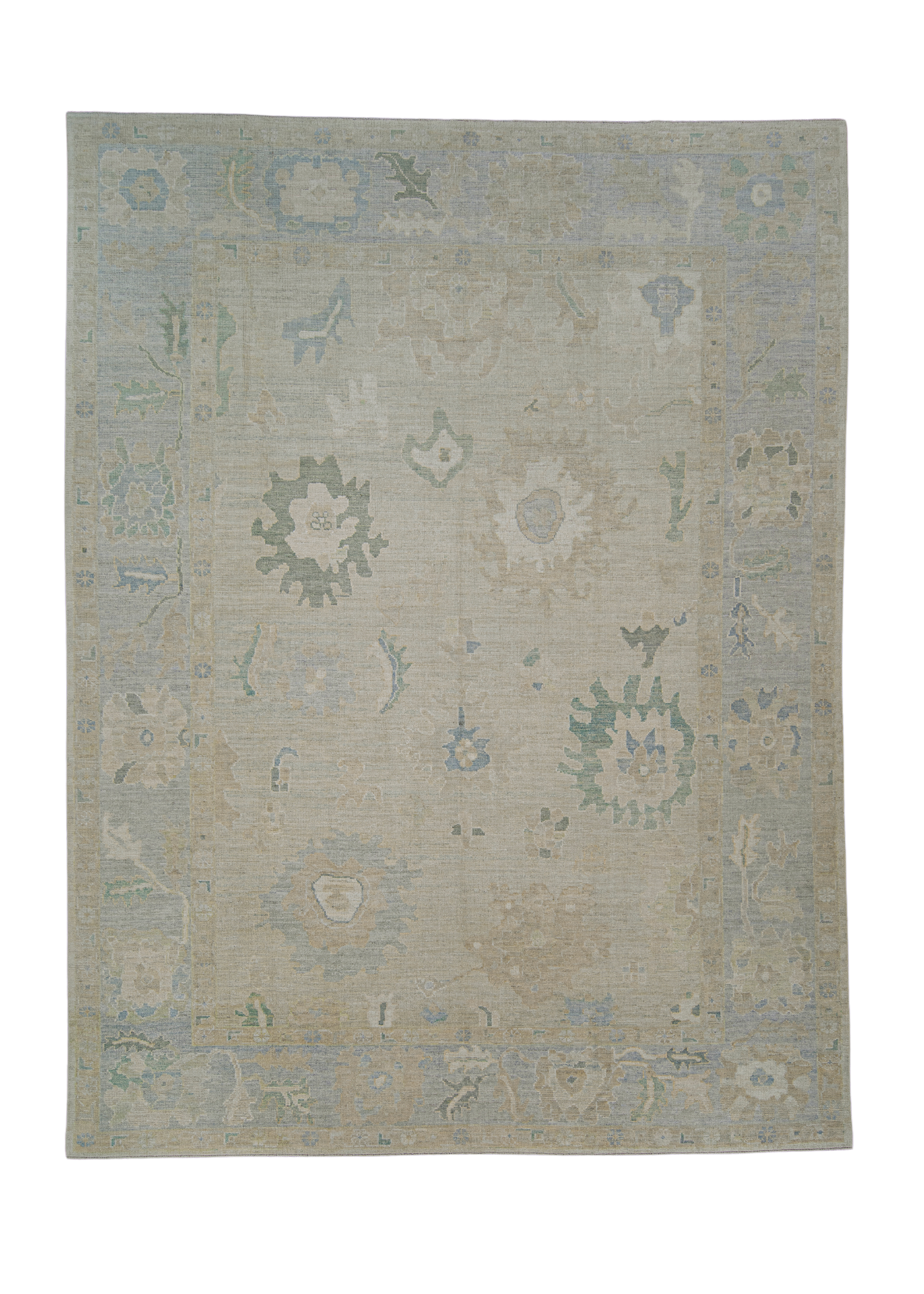 Turkish Oushak Rug 9'8" x 12'9" #11546